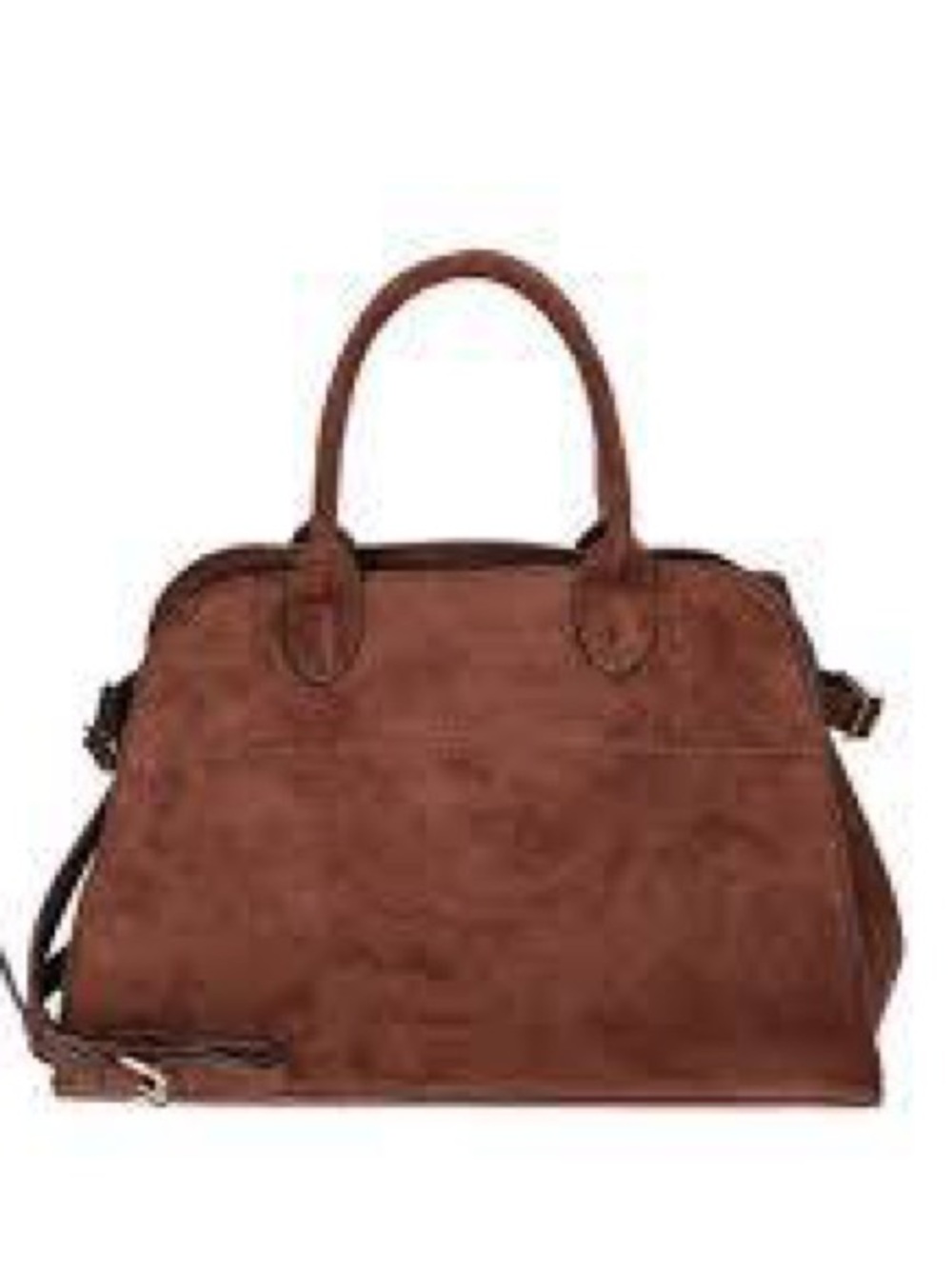 CHIC
Time and Tru Sage Satchel Soft Faux Suede Tote Bag
10.6" H x 9.4" W x 15.9" - Picture 3 of 6